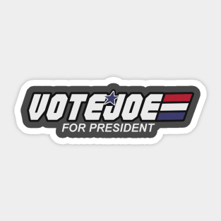 Vote Joe Sticker